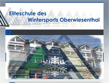Tablet Screenshot of eliteschule-wintersport-oberwiesenthal.de